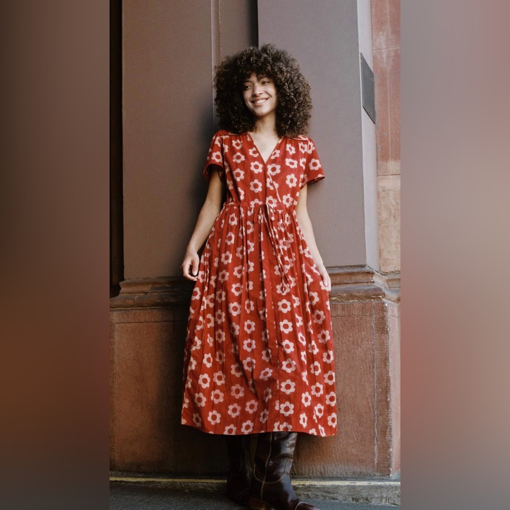 Christy Dawn Crimson Daisy Dawn Dress